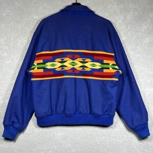 VTG Pendleton High Grade Western Wear AZTEC Jacket Men's Large Wool Made In USA